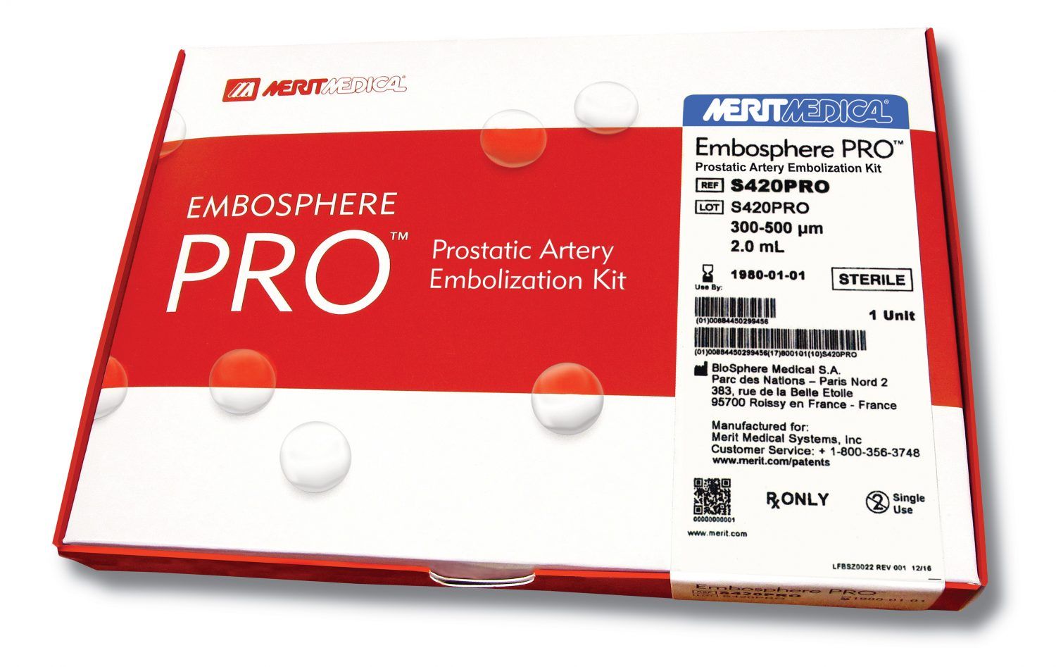 Embosphere PRO™前列腺动脉栓塞试剂盒
