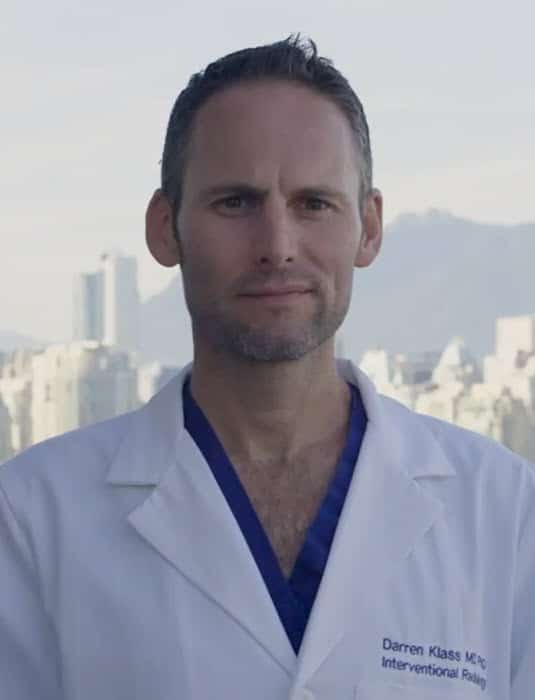 Dr Darren Klass -介入放射学家，考虑径向Proctor